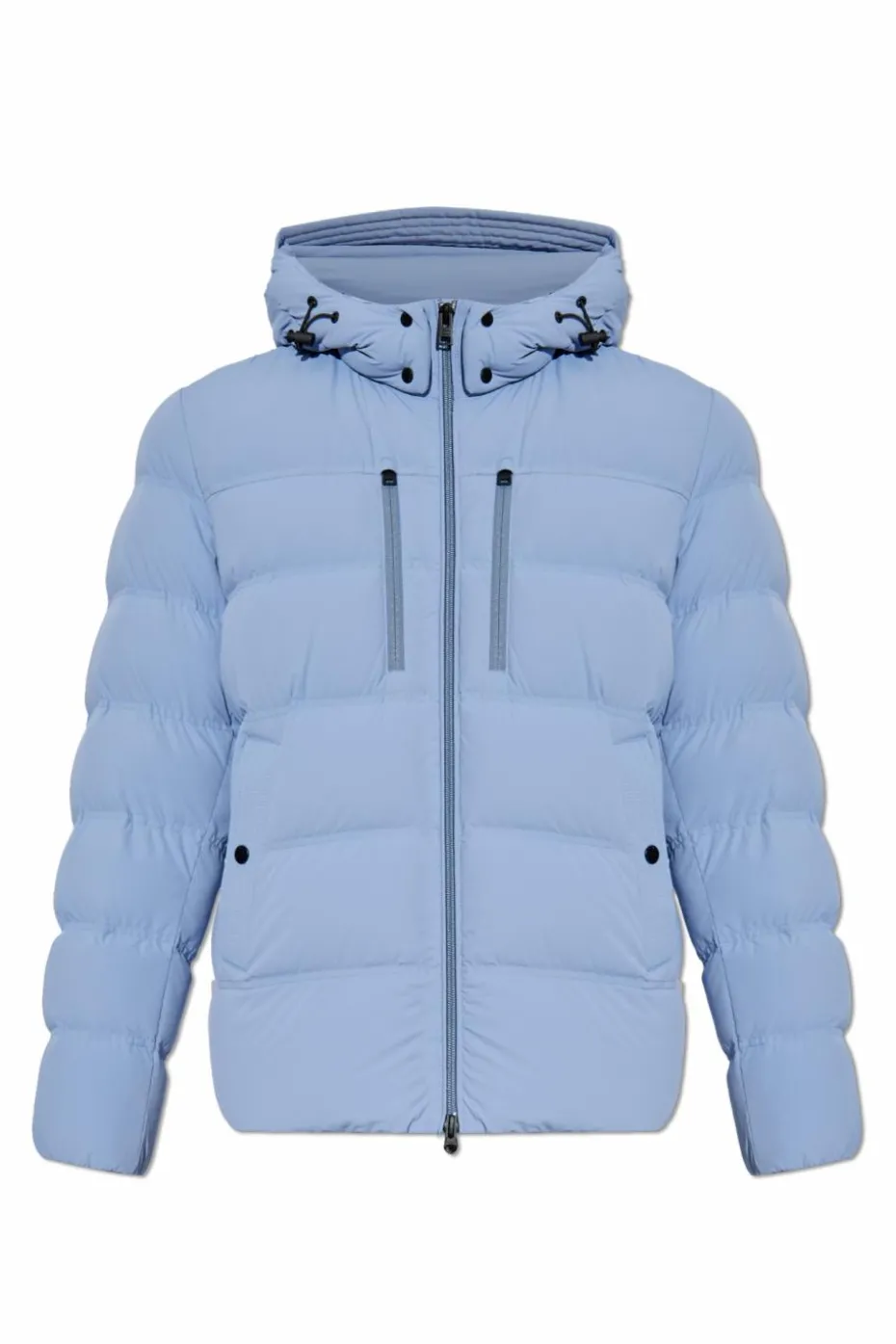 Woolrich jasnoniebieski Kurtka puchowa z odpinanym kapturem