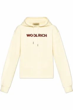 Woolrich kremowy Bluza z kapturem