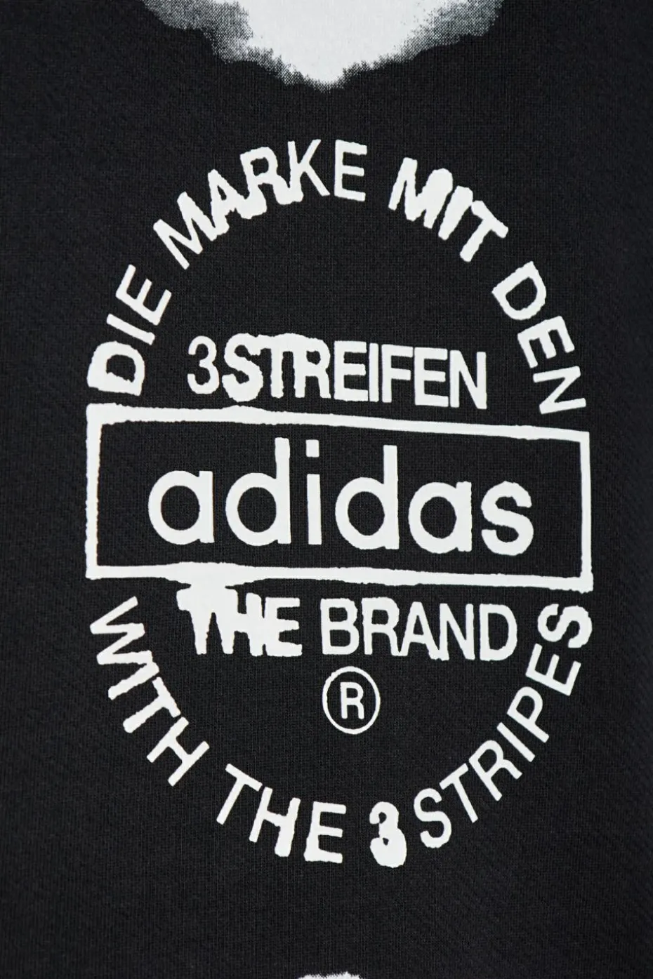 Y-3 CZARNY Bluza z kapturem