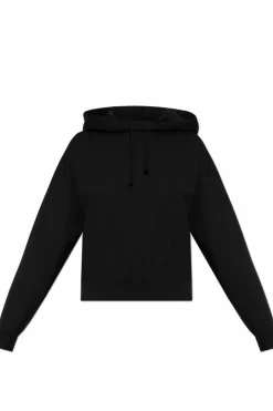 Y-3 CZARNY Bluza z kapturem