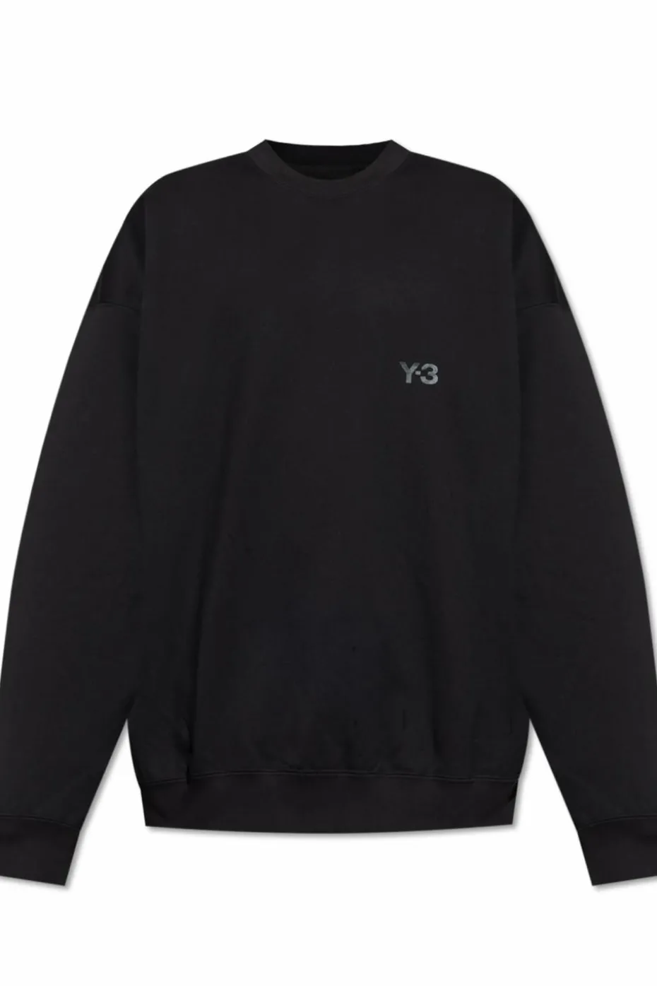 Y-3 CZARNY Bluza z logo
