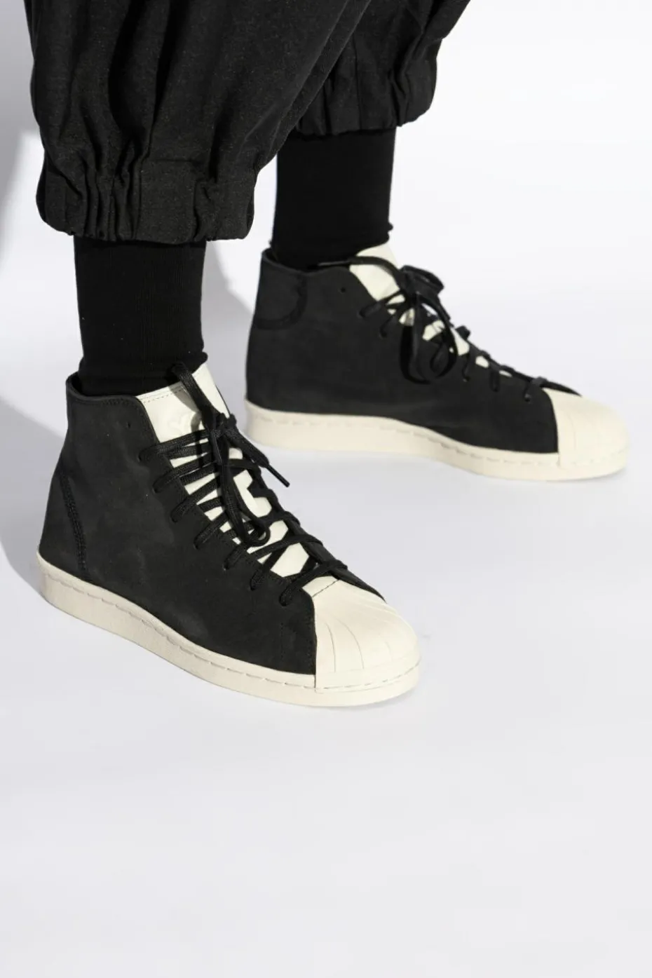 Y-3 CZARNY Buty sportowe `Pro Model` za kostkę