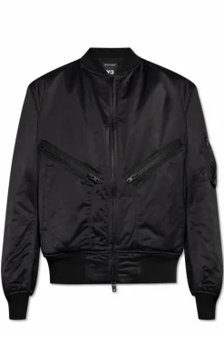 Y-3 CZARNY Kurtka typu `bomberka`