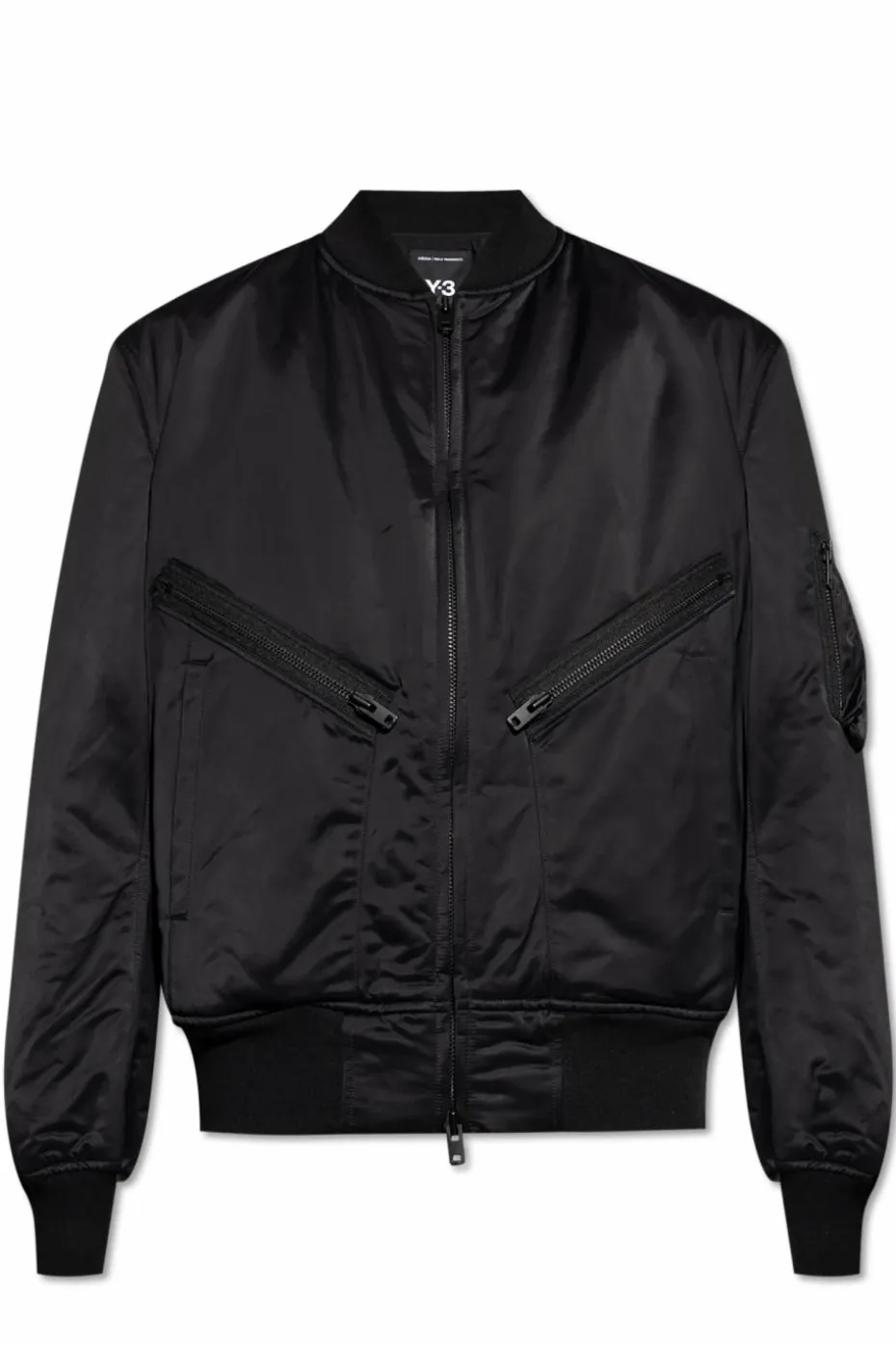 Y-3 CZARNY Kurtka typu `bomberka`