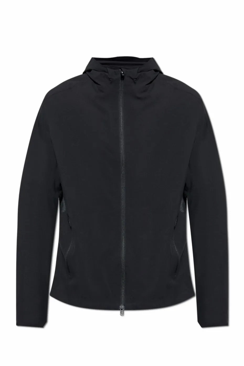 Y-3 CZARNY Lekka kurtka z kapturem