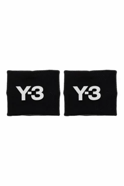 Y-3 CZARNY Opaski na nadgarstek z kolekcji `Tennis US`