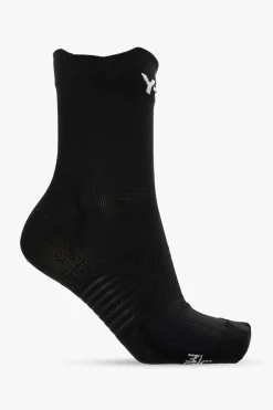 Y-3 CZARNY Skarpety z logo