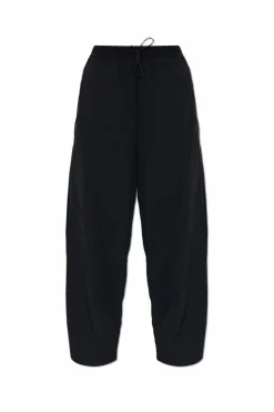 Y-3 CZARNY Spodnie dresowe z logo
