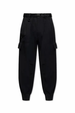 Y-3 CZARNY Spodnie typu `cargo`