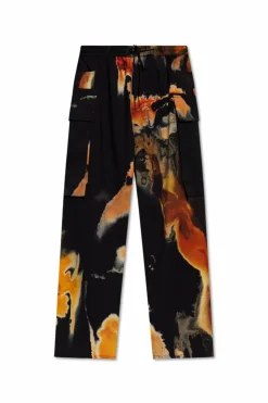 Y-3 CZARNY Spodnie typu `cargo`