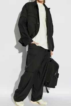 Y-3 CZARNY Spodnie typu `cargo`