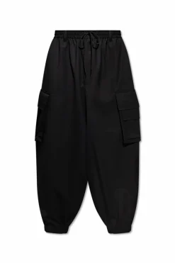Y-3 CZARNY Spodnie typu `cargo`