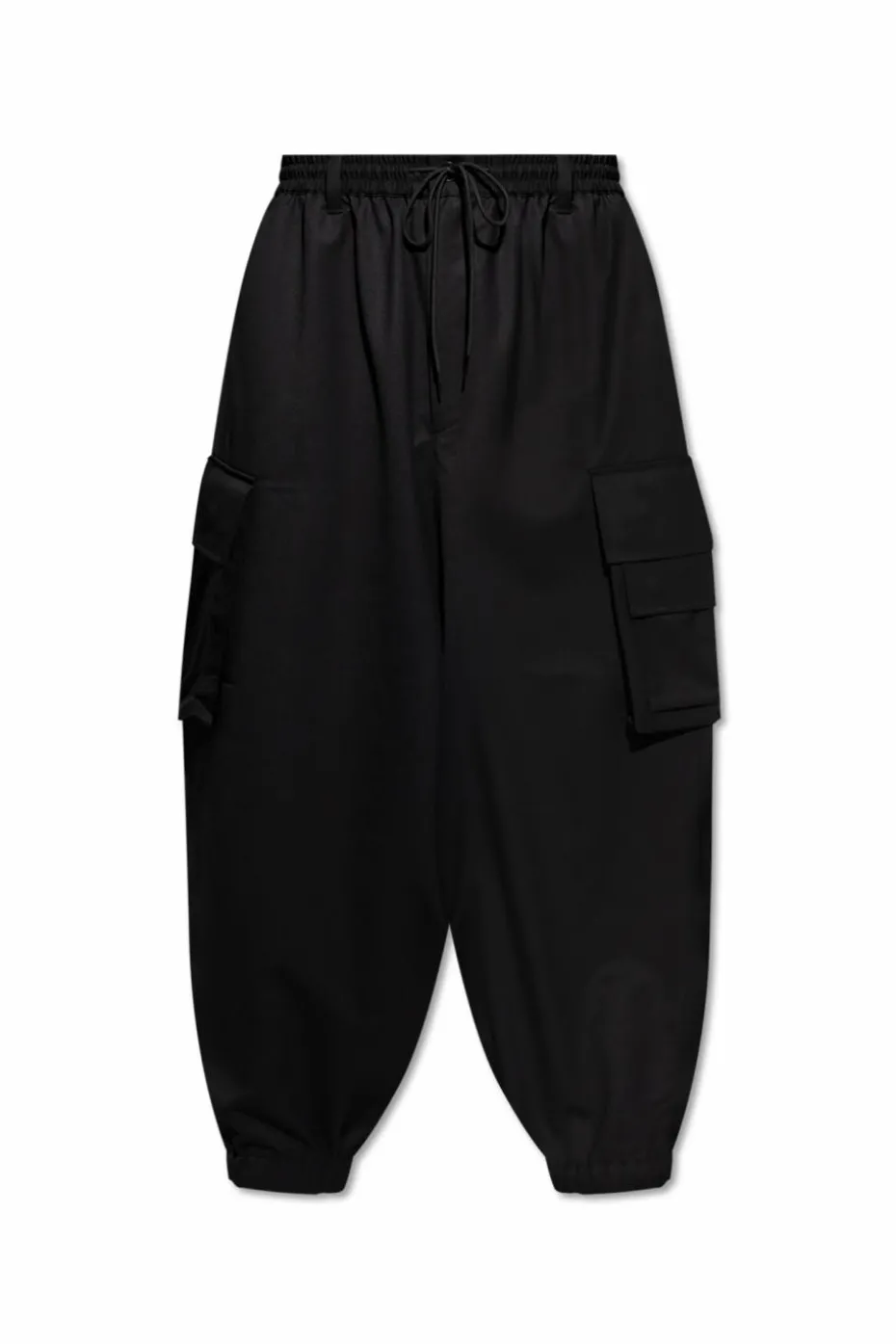Y-3 CZARNY Spodnie typu `cargo`
