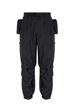Y-3 CZARNY Spodnie z kieszeniami