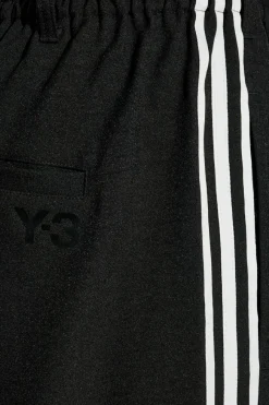 Y-3 CZARNY Spodnie z logo
