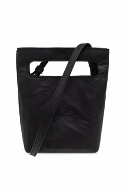 Y-3 CZARNY Torba na ramię z logo