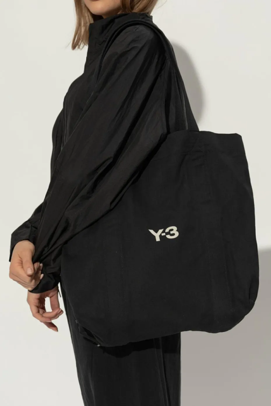 Y-3 CZARNY Torba typu `shopper`