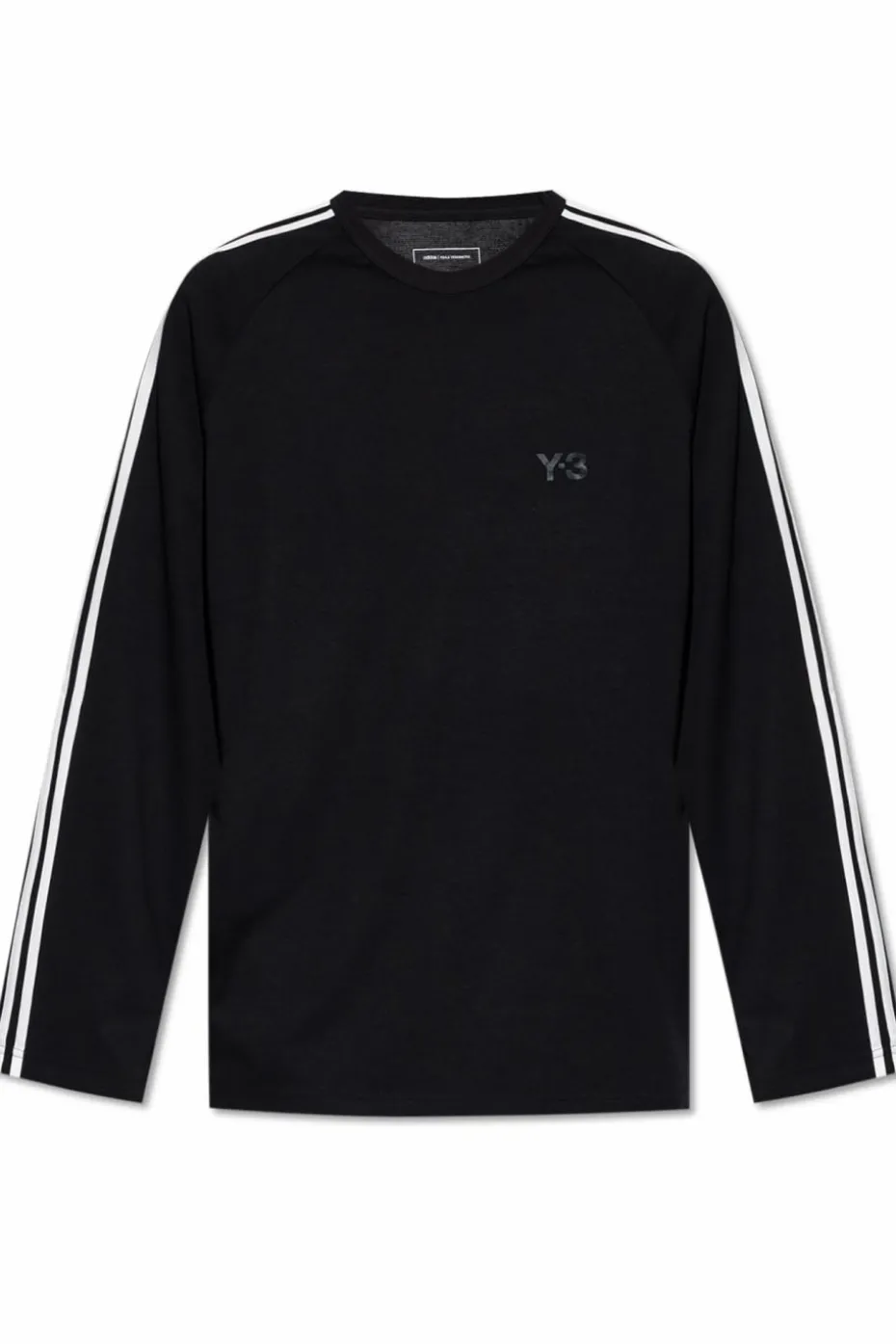 Y-3 CZARNY T-shirt typu `oversize`