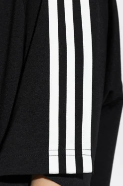 Y-3 CZARNY T-shirt typu `oversize`