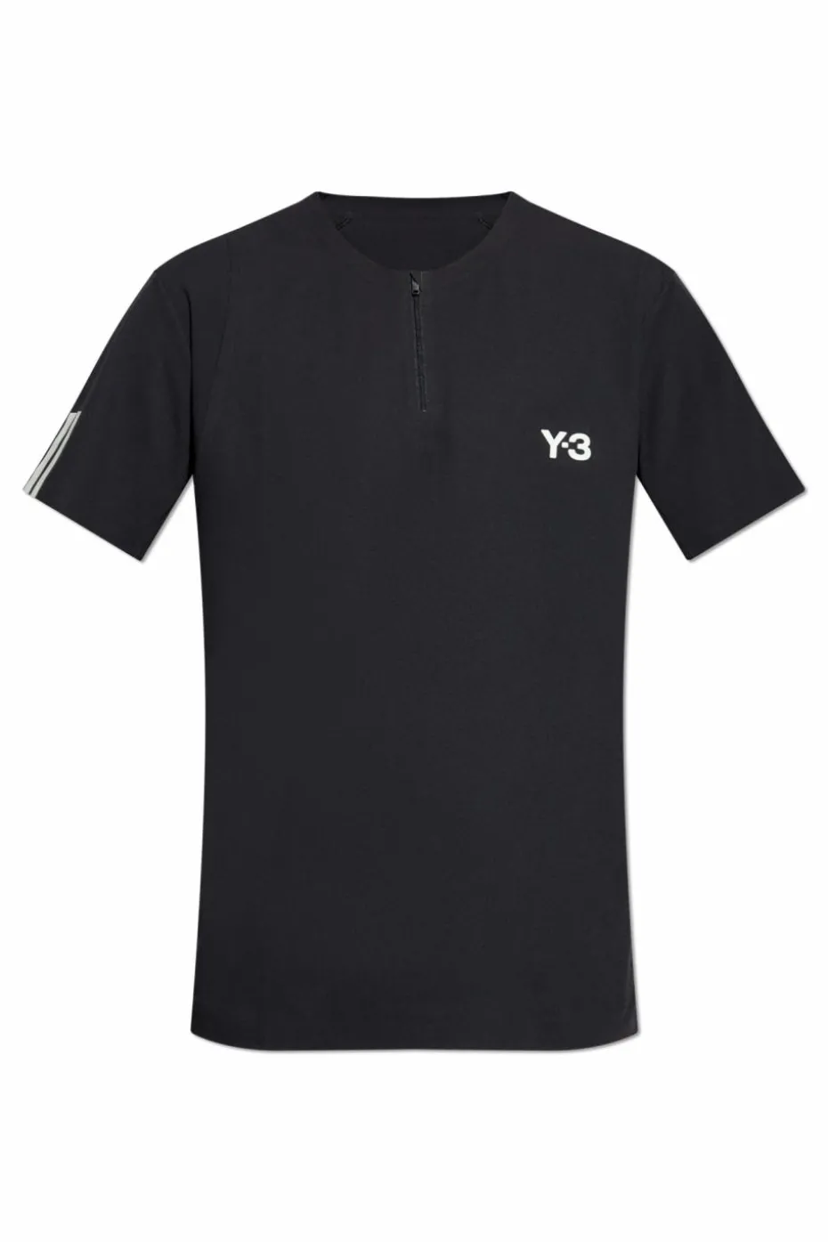 Y-3 CZARNY T-shirt z kolekcja Tennis US`