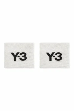 Y-3 SZARY Opaski na nadgarstek z kolekcji `Tennis US`