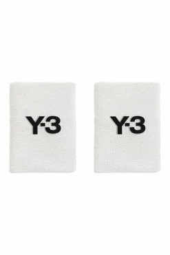 Y-3 SZARY Opaski na nadgarstek z kolekcji `Tennis US`