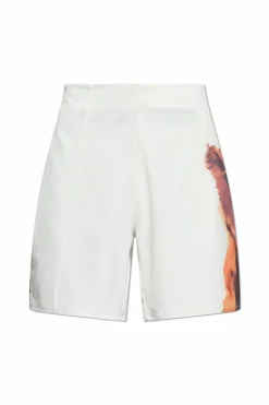 Y-3 SZARY Szorty z leginsami z kolekcji `Tennis US`