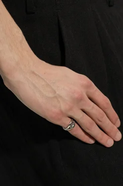 Yohji Yamamoto SREBRNY Srebrny pierścień
