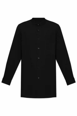 Yohji Yamamoto SZARY Koszula z kieszenią