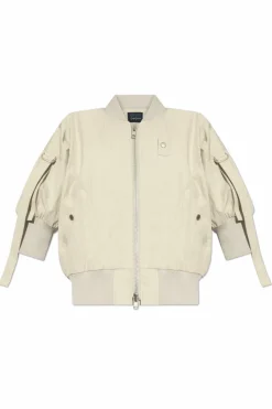 Yohji Yamamoto SZARY Kurtka typu `bomber`