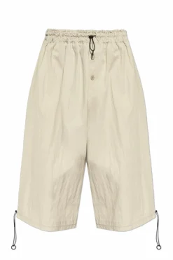 Yohji Yamamoto SZARY Spodnie z szerokimi nogawkami