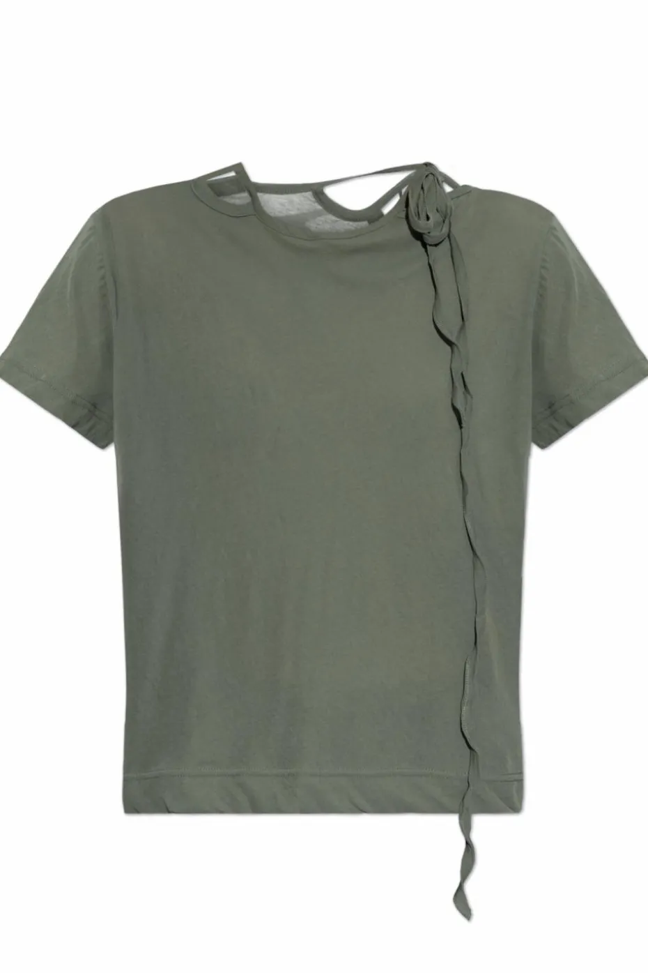 Yohji Yamamoto ZIELONY Bawełniany top