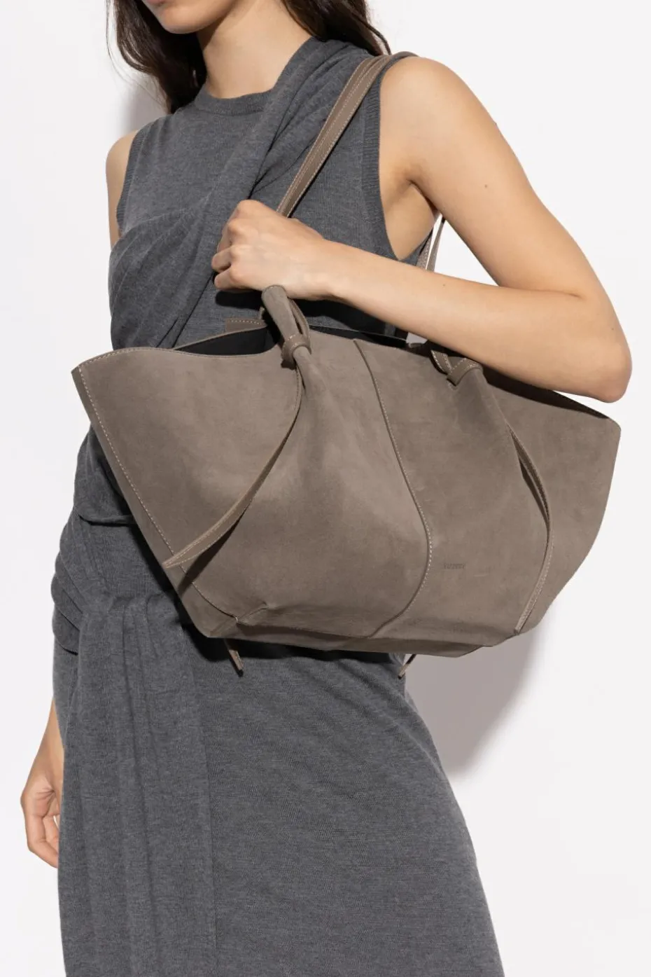 Yuzefi SZARY Torba `Mochi Large` typu `shopper`