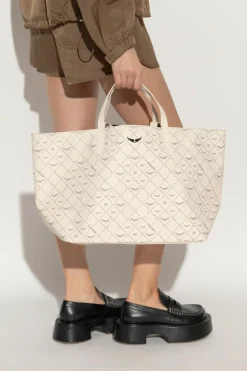 Zadig & Voltaire BIAŁY Torba `Shopper Z XL`
