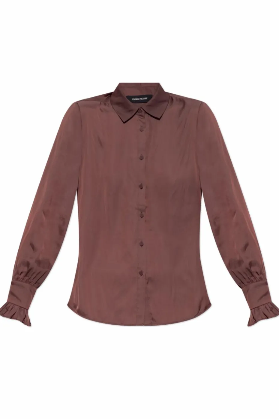 Zadig & Voltaire BRĄZOWY Koszula `Thely`