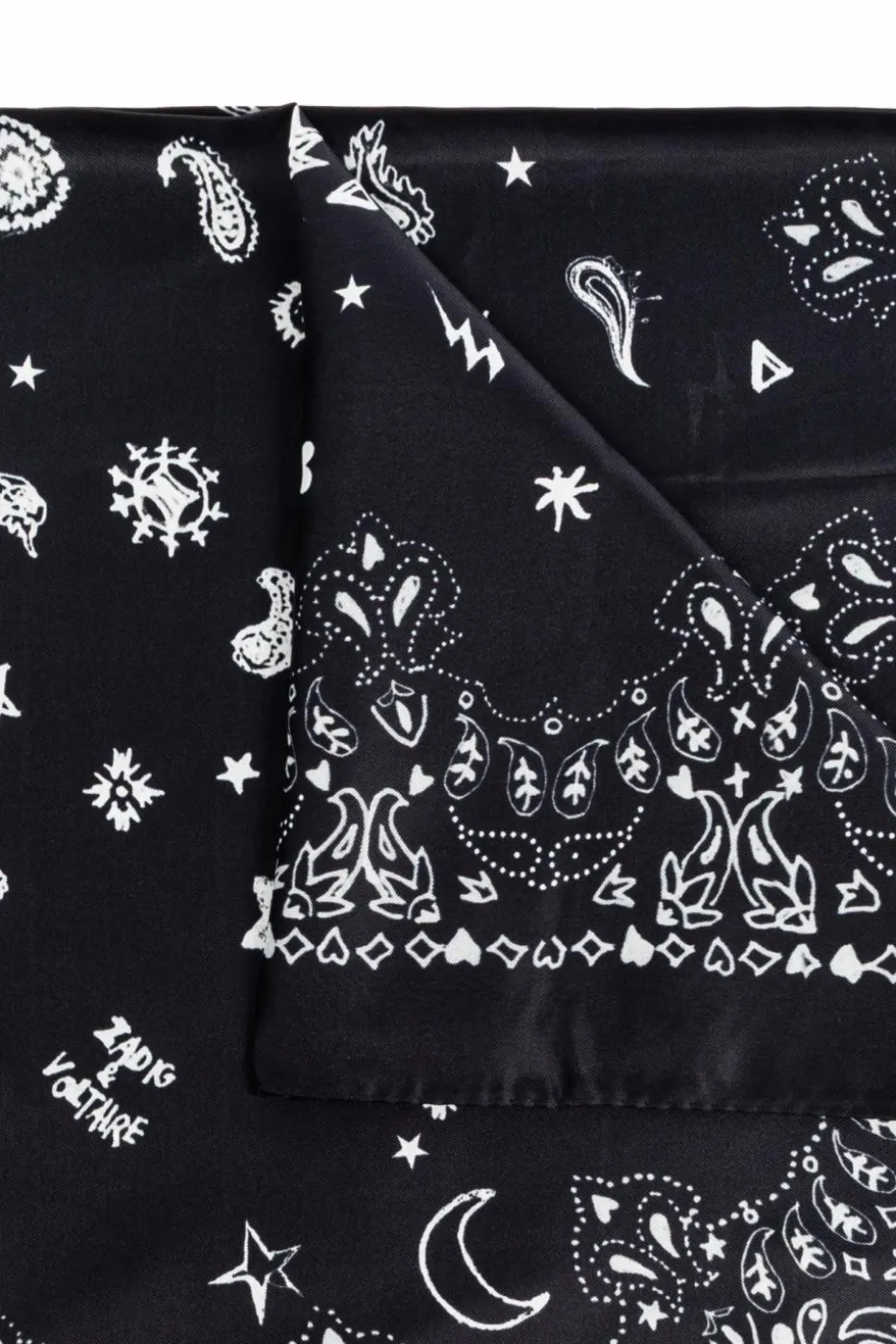 Zadig & Voltaire CZARNY Chusta `Debbie`