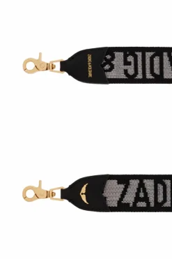 Zadig & Voltaire CZARNY Regulowany pasek do torby