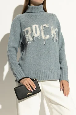 Zadig & Voltaire CZARNY Skórzany portfel