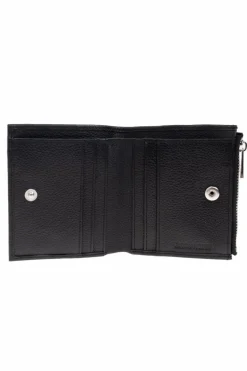 Zadig & Voltaire CZARNY Skórzany portfel