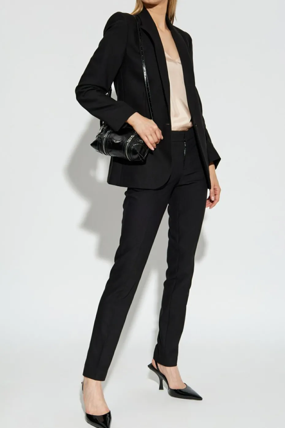 Zadig & Voltaire CZARNY Spodnie `Prune`