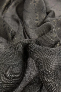 Zadig & Voltaire CZARNY Szal z lureksową nicią
