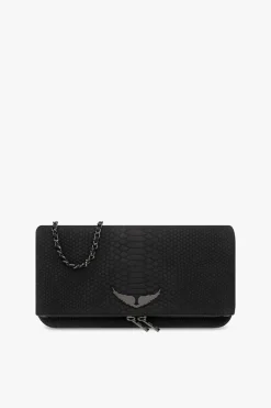 Zadig & Voltaire CZARNY Torba na ramię z logo