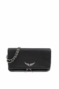 Zadig & Voltaire CZARNY Torba na ramię ‘Rock’