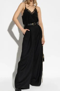Zadig & Voltaire CZARNY Top `Christy`