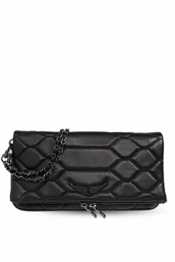 Zadig & Voltaire CZARNY Torba na ramię `Rock`
