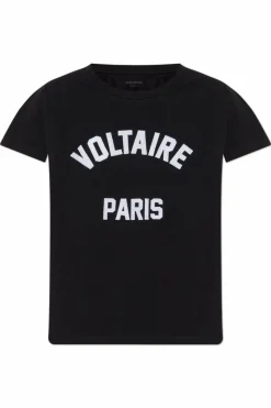Zadig & Voltaire CZARNY T-shirt `Alys`
