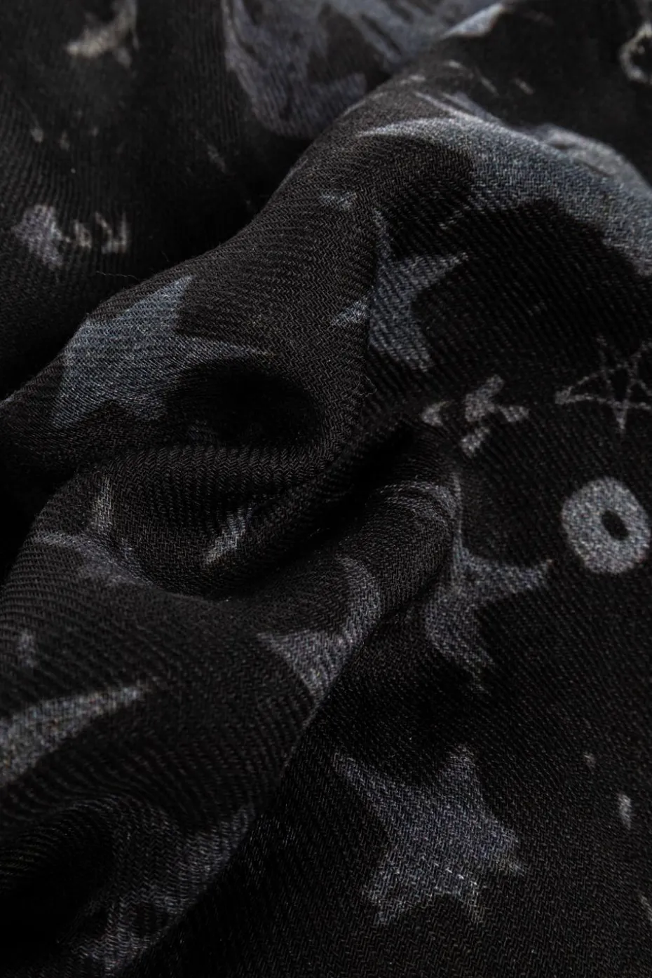 Zadig & Voltaire CZARNY Wełniana chusta