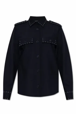 Zadig & Voltaire GRANATOWY Koszula `Taskam`
