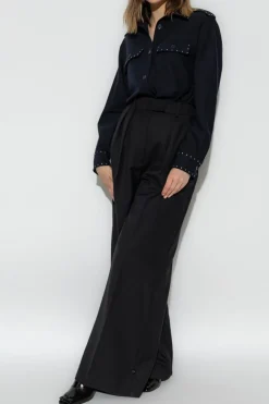 Zadig & Voltaire GRANATOWY Koszula `Taskam`