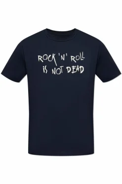 Zadig & Voltaire GRANATOWY T-shirt `Tommy`